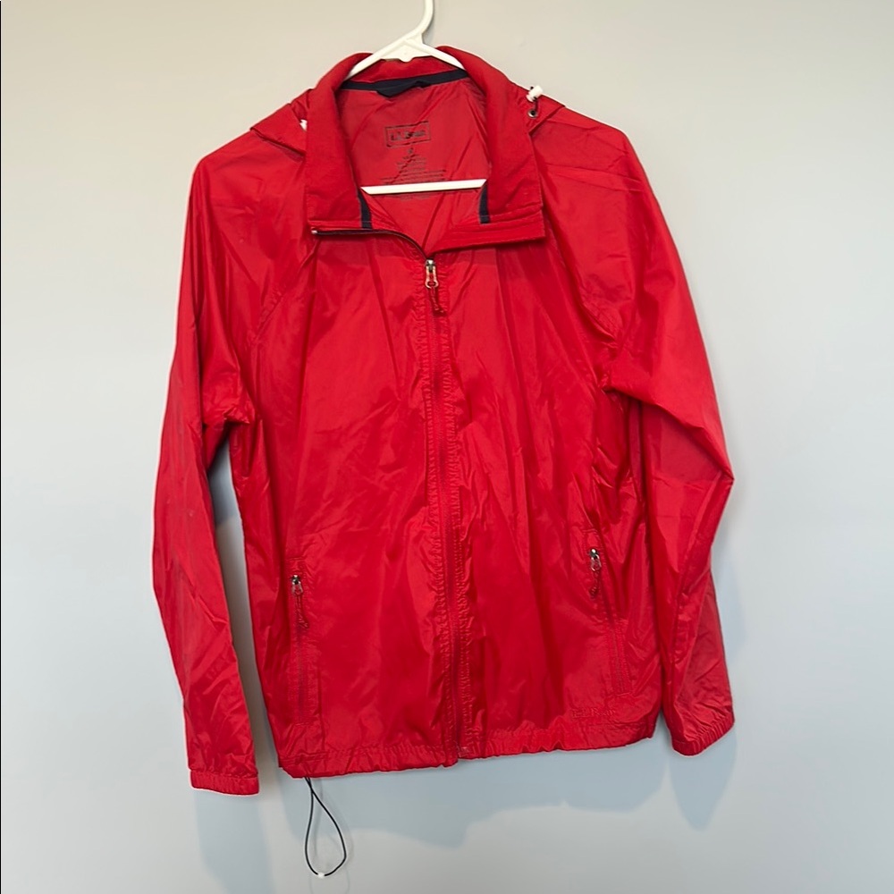 Red Windbreaker Jacket